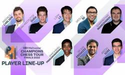 Quang Liêm dự vòng chung kết Champions Chess Tour 2022