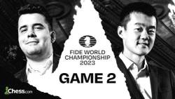 How To Watch FIDE World Chess Championship Game 2