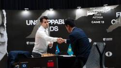 Nepomniachtchi Stabilizes In Round 13 Draw, Ding To Play White In Final Game