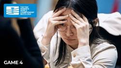 Lei Tingjie Resists Ju Wenjun’s Pressure To Draw Game 4 of the 2023 FIDE Women’s Chess World Championship
