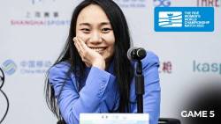 Lei Tingjie beats Ju Wenjun in Game 5 to take the lead in the Women’s World Chess Championship