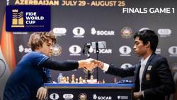 FIDE World Chess Cup (Final): Abasov’s Attack Reaps Rewards vs. Caruana As Praggnanandhaa-Carlsen Draw