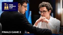 FIDE World Chess Cup (Final): Caruana Wins, Carlsen-Praggnanandhaa Draw: Both Matches Move To Tiebreaks