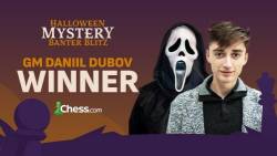 Dubov Wins Halloween Blitz For 2nd Year In A Row