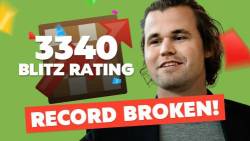 Carlsen Hits Highest Blitz Rating Ever On Chess.com