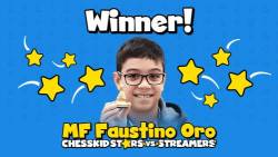 ChessKid Stars vs. Streamers Fausti vs. GothamChess: Whiz Kid Beats GothamChess