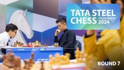 Tata Steel Chess 2024 R7: Abdusattorov Beats Giri For Shared Lead With Gukesh In Tata Steel Chess Masters