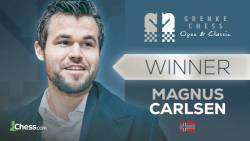 Carlsen Wins 3rd GRENKE Chess Classic; Niemann Takes Open