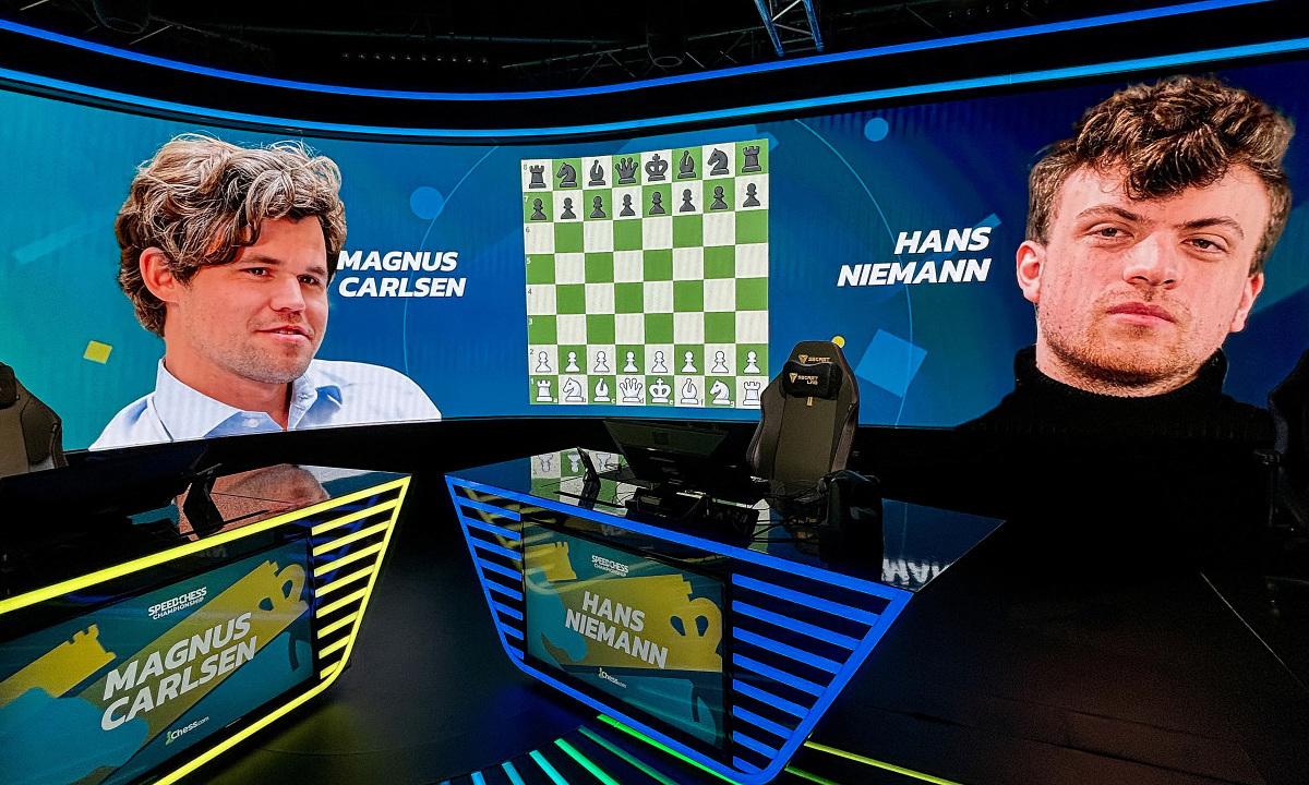 Carlsen đấu Niemann ở Speed Chess Championship hôm nay